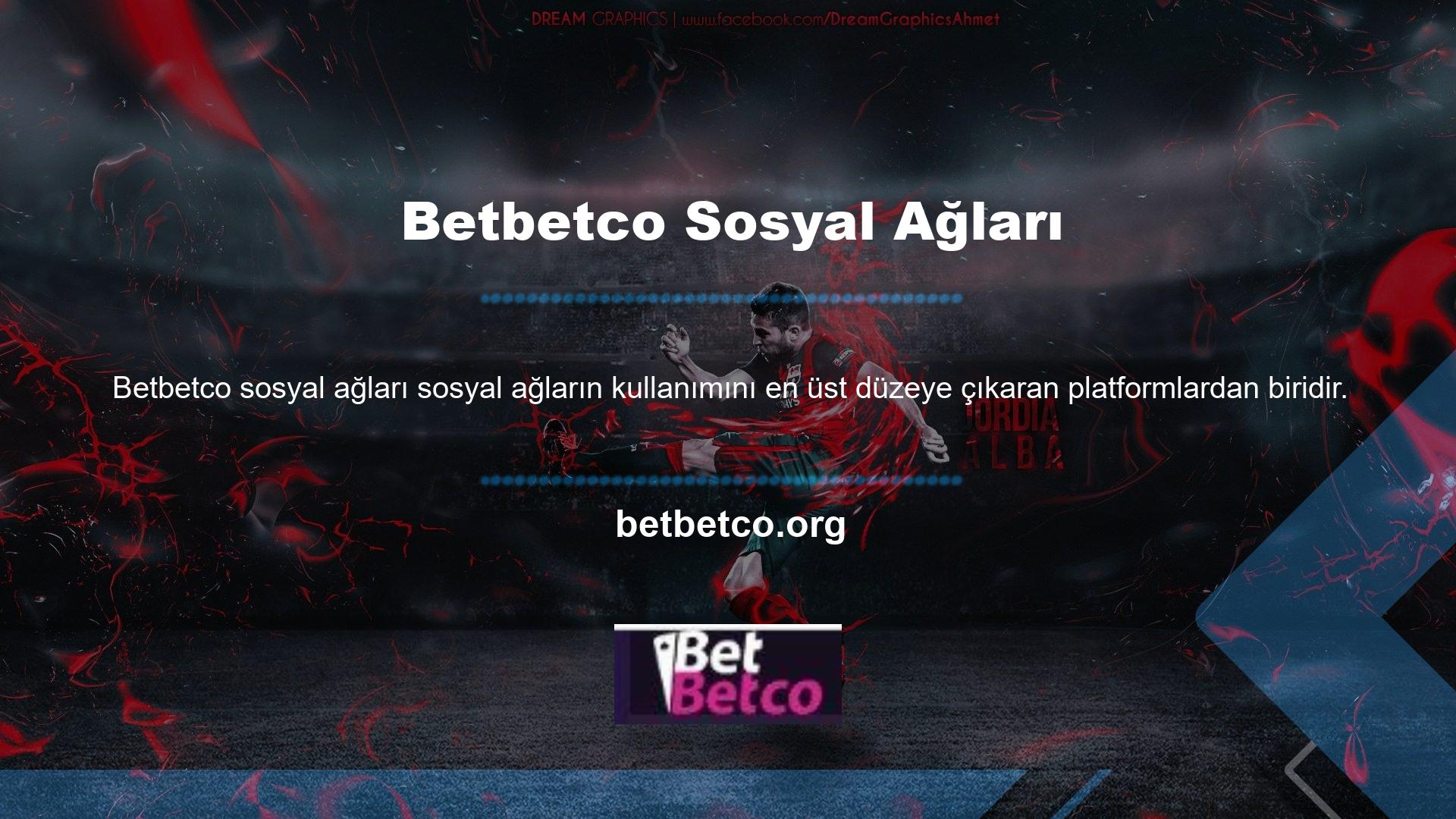 Medya siteleri aracılığıyla hizmet ve çeşitli bilgiler sağlayan Betbetco Instagram adresi, en basit sosyal medya kanalıdır